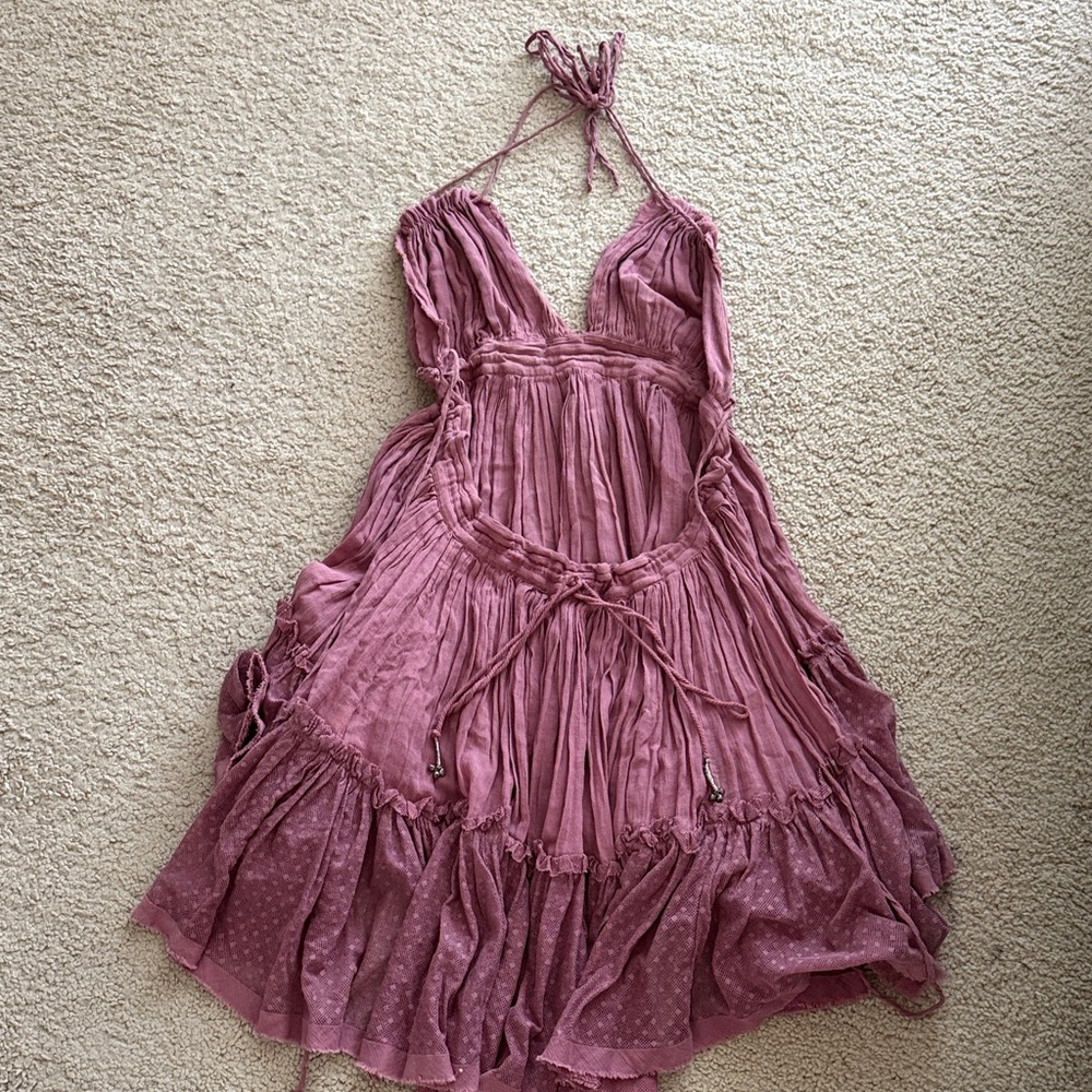 Free People Halter Ruffle Dress - Picture 4 of 4